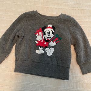 Mickey Mouse Winter Sweatshirt 6-9 mo